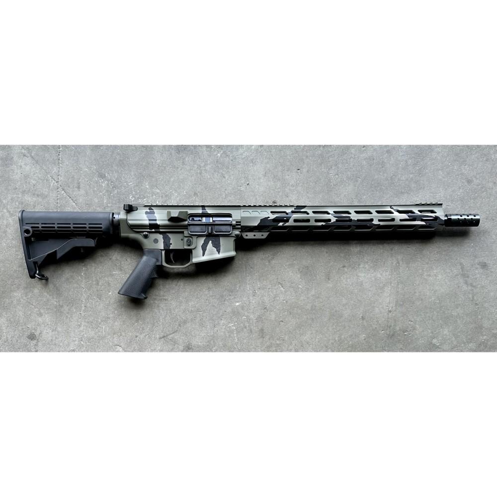 https3A2F2Fmedia.chattanoogashooting.com2Fimages2Fproduct2FIQGL10308PGRN162FIQGL10308PGRN16-1.jpg GLFA Tactical Pursuit Rifle .308 Win 10rd Magazine 16" Barrel Green Camo - Image 1
