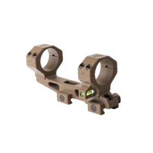 RPM Bravo 30mm Cantilever Mount (1.50'') With Co-Linear Bubble Level FDE