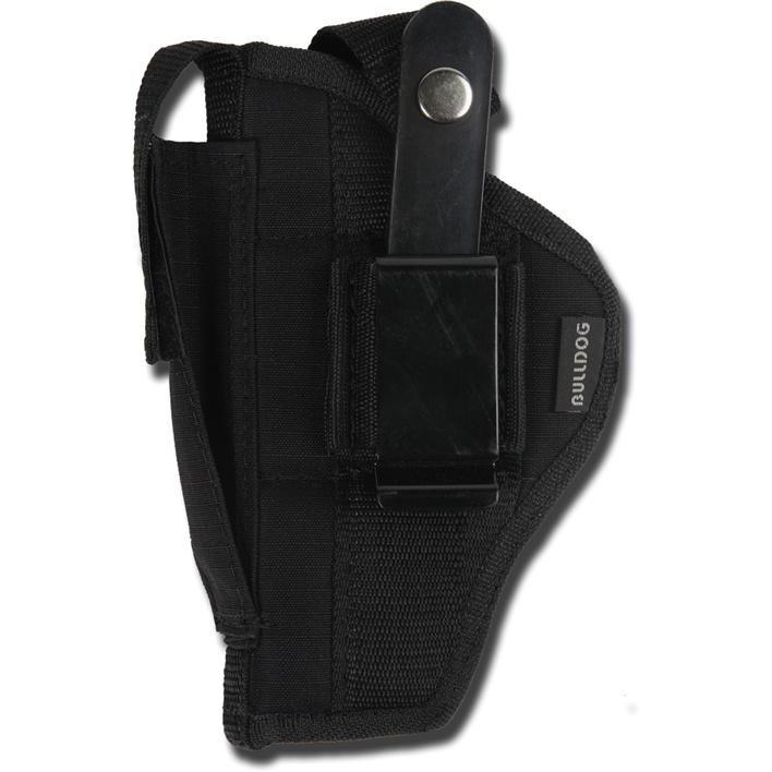 https3A2F2Fmedia.chattanoogashooting.com2Fimages2Fproduct2FJZFSN222FJZFSN-1_7.jpg Bulldog Extreme Handgun Holster with Belt Loop and Clip for Standard Autos with 6-7" Barrels Black Ambi - Image 1