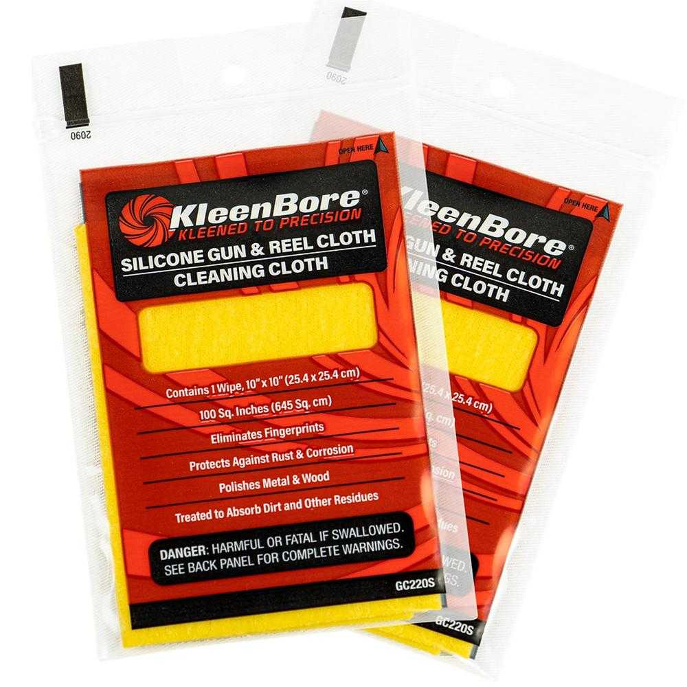 https3A2F2Fmedia.chattanoogashooting.com2Fimages2Fproduct2FKBGC220P2FKBGC220P-1.jpg KleenBore Silicone Gun & Reel Cloth 10/ct - Image 1