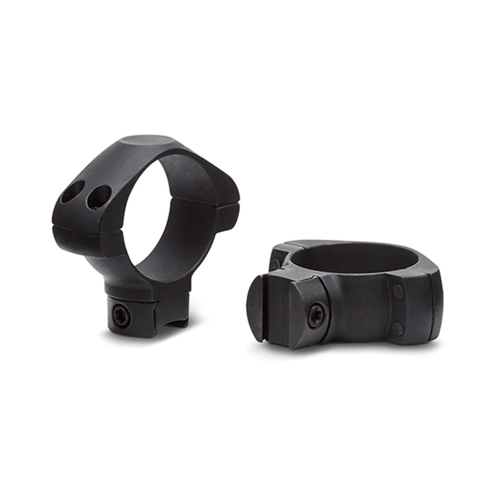 https3A2F2Fmedia.chattanoogashooting.com2Fimages2Fproduct2FKL74172FKL7417-1.jpg Konus 2-Piece Steel Riflescope Rings for Airguns & .22 Rails 1" Low Black - Image 1
