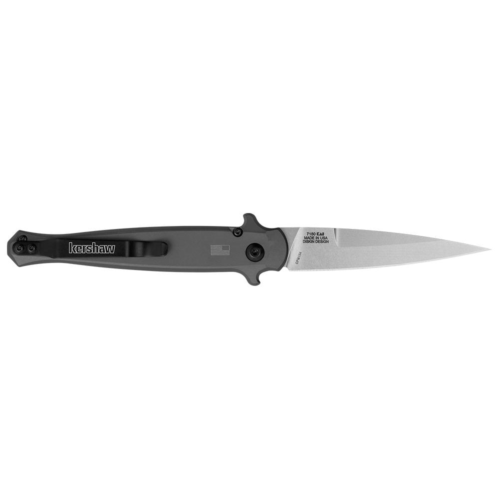 https3A2F2Fmedia.chattanoogashooting.com2Fimages2Fproduct2FKW71502FKW7150-1.jpg Kershaw Launch 8 Automatic Knife 3-1/5" Spear Point Blade Black - Image 1