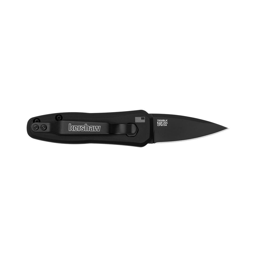 https3A2F2Fmedia.chattanoogashooting.com2Fimages2Fproduct2FKW7500BLK2FKW7500BLK-1.jpg Kershaw Launch 4 Automatic Knife 1-9/10" Spear Point Black - Image 1