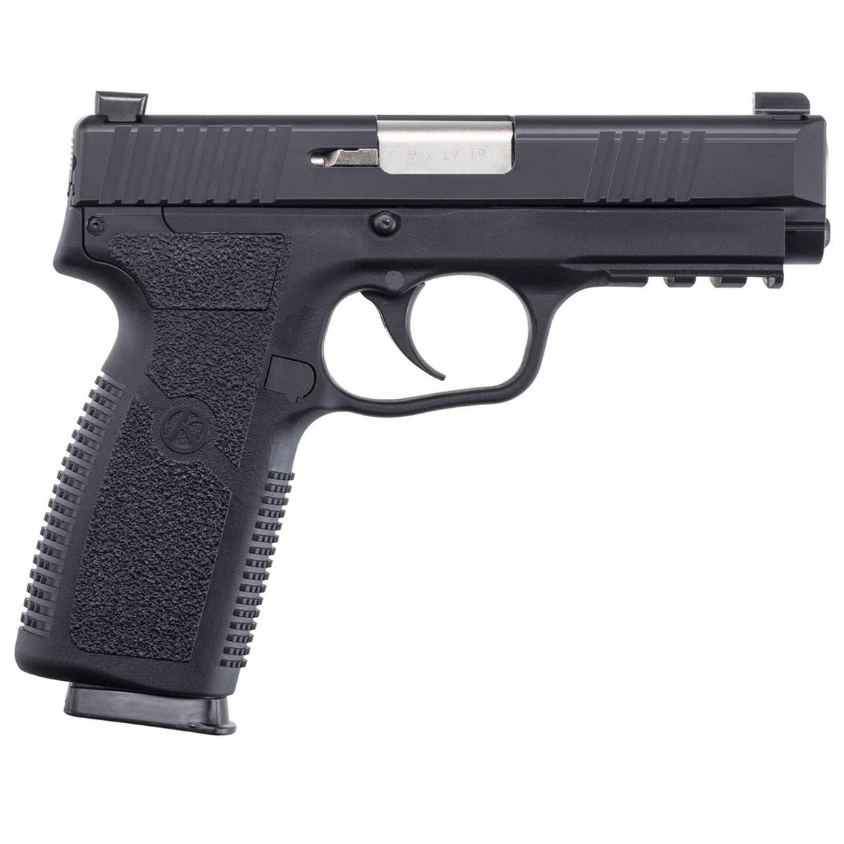 https3A2F2Fmedia.chattanoogashooting.com2Fimages2Fproduct2FKZTP90S94N2FKZTP90S94N.jpg Kahr TP-2 Handgun 9mm Luger 8rd Magazines(2) 4.0" Barrel Black Frame TruGlo Night Sights - Image 1
