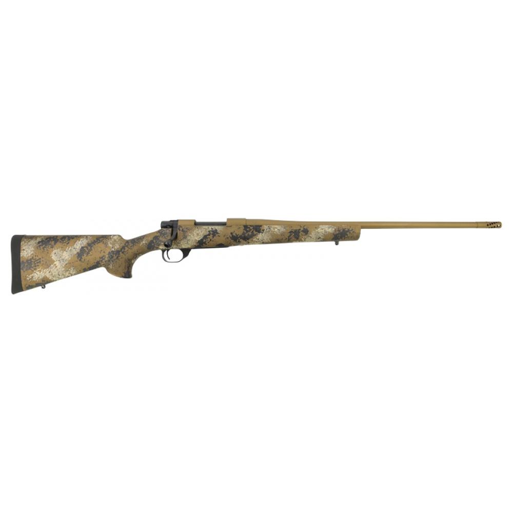 https3A2F2Fmedia.chattanoogashooting.com2Fimages2Fproduct2FLLHFN65CRSE2FLLHFN22250GL1.jpg Howa M1500 Fence Line Rifle 6.5 Creedmoor 5rd Capacity 22" Threaded Barrel Scorched Earth Camo Stock - Image 1