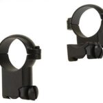 Leupold 2-Piece Extension Ringmounts - Ruger M77 1" High Matte Black - Ruger M77 1" Super High Matte Black