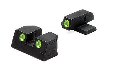 https3A2F2Fmedia.chattanoogashooting.com2Fimages2Fproduct2FMKML101102FMKML10110.jpg Meprolight Fixed Night Sight Sig Sauer TD 9mm/.357 Sig Green Front & Green Rear - Image 1