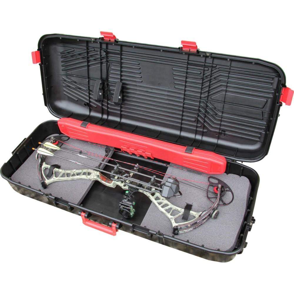 https3A2F2Fmedia.chattanoogashooting.com2Fimages2Fproduct2FMTBC442FMTBC44-1.jpg MTM Traveler Bow Case 44" Black with Wheels - Image 1
