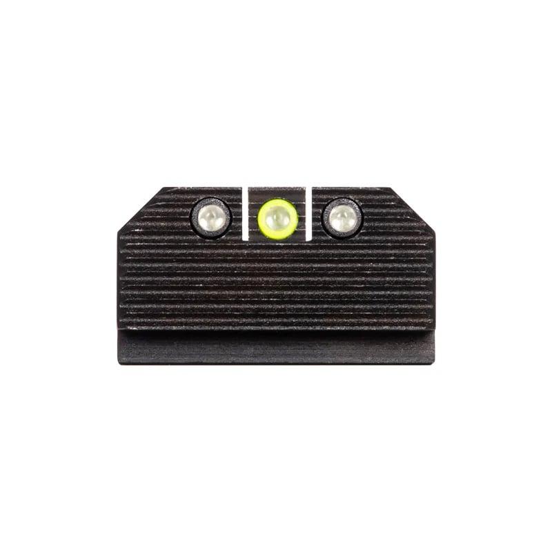https3A2F2Fmedia.chattanoogashooting.com2Fimages2Fproduct2FNNGLK001290313YGZG2FNNGLK001290313YGZG.jpg Night Fision Optics Ready Stealth Night Sight 3 Dot Tritium Set Yellow Front Black Back for Glock - Image 1