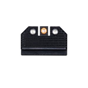 Night Fision Optics Ready Stealth Night Sight Set Orange Front Black Rear for Glock 43x MOS