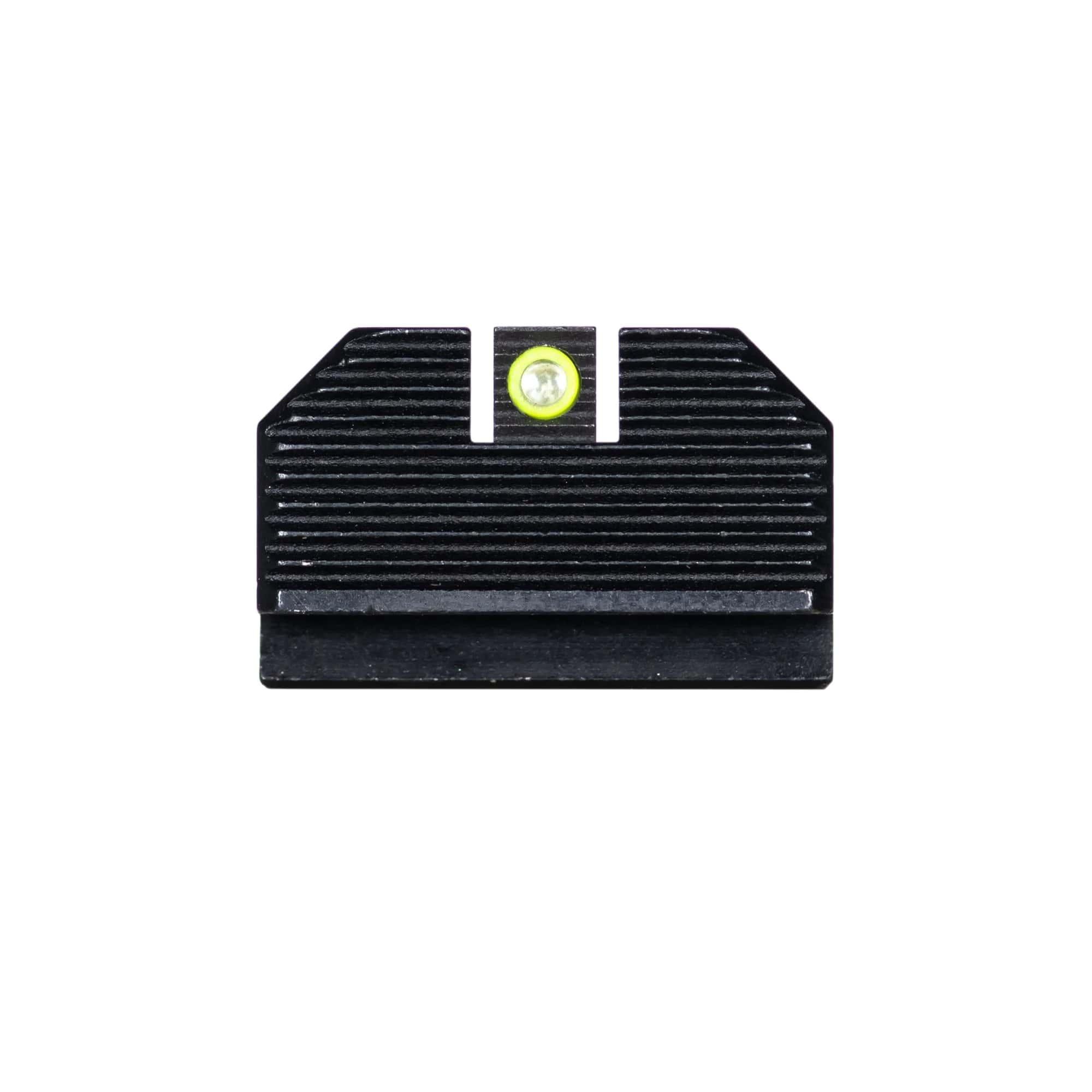 https3A2F2Fmedia.chattanoogashooting.com2Fimages2Fproduct2FNNGLK003290297YGZX2FNNGLK003290297YGZX.jpg Night Fision Optics Ready Stealth Night Sight Set Yellow Front Black Back for Glock 43x MOS - Image 1