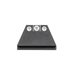 Night Fision Suppressor Height Night Sight Set White Front White Back for Glock