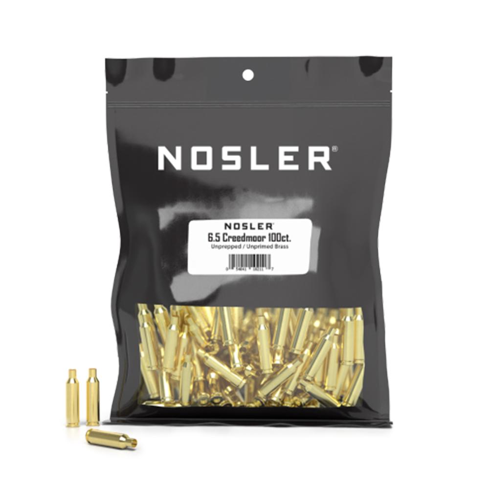 https3A2F2Fmedia.chattanoogashooting.com2Fimages2Fproduct2FNO102112FNO10211-1.jpg Nosler Unprimed Unprepped Brass Rifle Cartridge Cases 6.5 Creedmoor NOS HS 100/ct (BULK) - Image 1