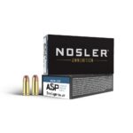 Nosler ASP Handgun Ammunition 9mm Luger 115 gr JHP 1170 fps 50/ct