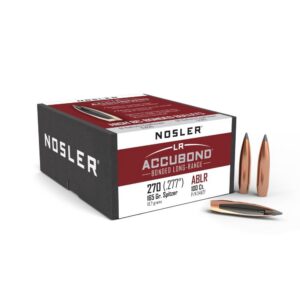 Nosler AccuBond Long Range Rifle Bullets .270 cal .0277" 165 gr ABLR 100/ct