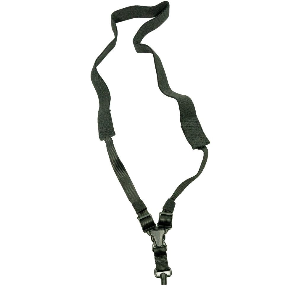 https3A2F2Fmedia.chattanoogashooting.com2Fimages2Fproduct2FOCSPTQD291032FOCSPTQD29103.jpg Outdoor Connection A-Tac 1 Point Sling with QD Black - Image 1