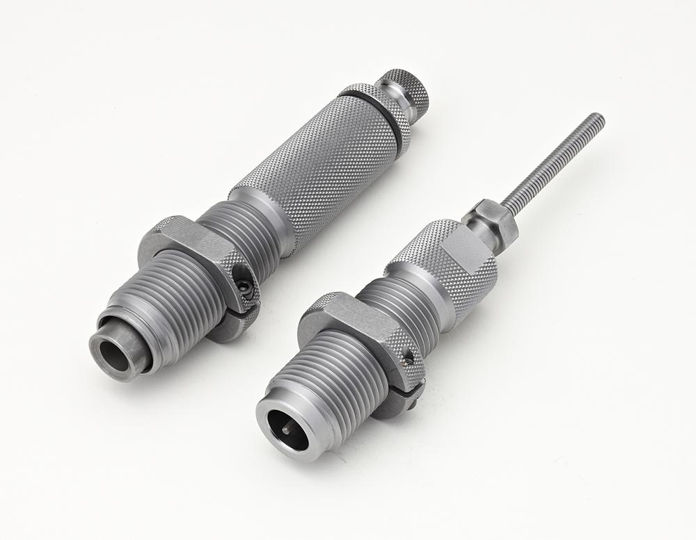https3A2F2Fmedia.chattanoogashooting.com2Fimages2Fproduct2FPC5462072FPC546207.jpg Hornady Custom Grade New Dimension Series III Rifle 2-Die Set .22 Nosler .224" - Image 1