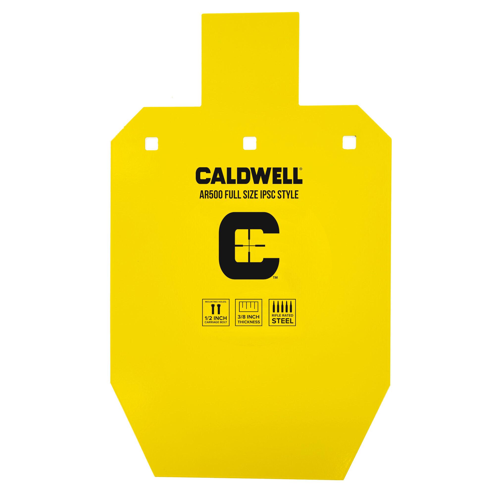 https3A2F2Fmedia.chattanoogashooting.com2Fimages2Fproduct2FPH11167052FPH1116705.jpg Caldwell AR500 Full Size IPSC Steel Target - Image 1