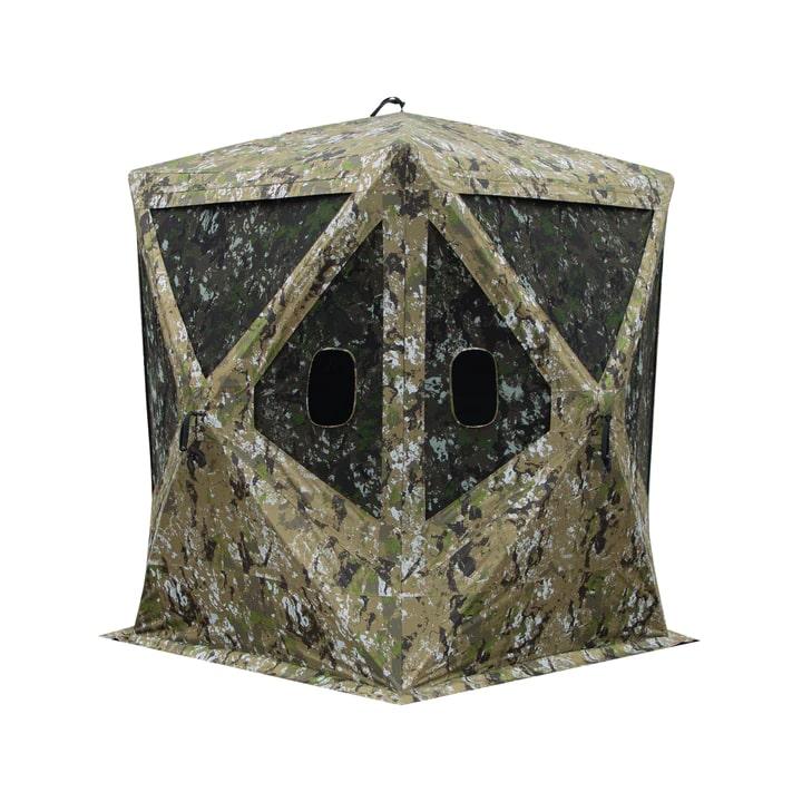 https3A2F2Fmedia.chattanoogashooting.com2Fimages2Fproduct2FQRBM300CT2FQRBM300CT-1.jpg Barronett Blinds Big Mike Ground Blind Crater Thrive Camo - Image 1
