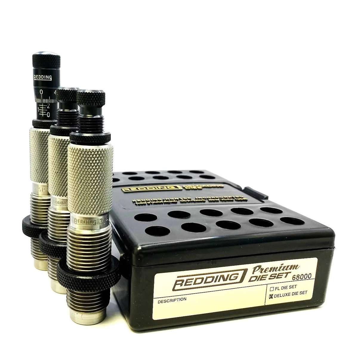 https3A2F2Fmedia.chattanoogashooting.com2Fimages2Fproduct2FRB687452FRB68745.jpg Redding 6mm XC Premium Series Deluxe 3-Die Set - Image 1