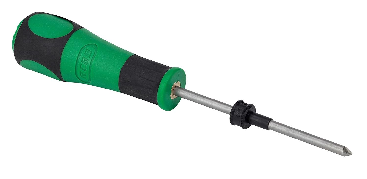 https3A2F2Fmedia.chattanoogashooting.com2Fimages2Fproduct2FRC881482FRC88148.jpg RCBS Flash Hole Deburring Tool with Case Pilot Stop .30 - Image 1