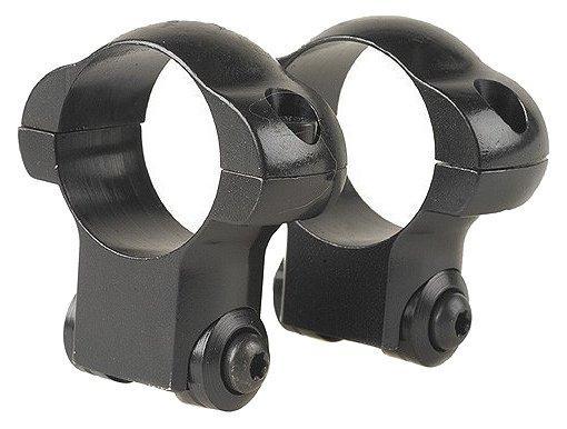 https3A2F2Fmedia.chattanoogashooting.com2Fimages2Fproduct2FRD472342FRD47234.jpg Redfield Ruger 77 & Ruger Mark II LA/SA Rifle Steel Scope Rings 1" Medium Black - Image 1