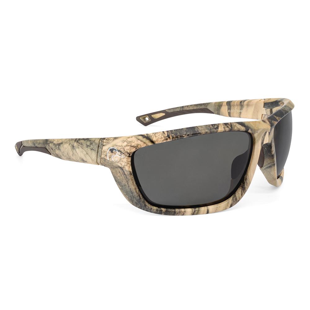 https3A2F2Fmedia.chattanoogashooting.com2Fimages2Fproduct2FRFDUFF1402PC2FRFDUFF1402PC-1.jpg Ducks Unlimited Full-Frame Shooting Glasses Mossy Oak Frame Polarized Smoke Lens - Image 1