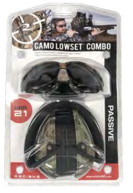 https3A2F2Fmedia.chattanoogashooting.com2Fimages2Fproduct2FRFLS4U21CKCS2FRFLS4U21CKCS.jpg Radians Combo Set -Lowset Camo EM with Outback Smoke Clear Glass - Image 1