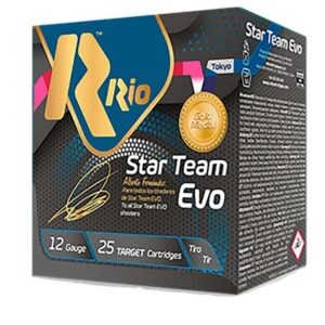 Rio Star Team Evo Spreader 28 Shotshells 12ga 2-3/4" 1oz 1250 fps #8.5 25/ct