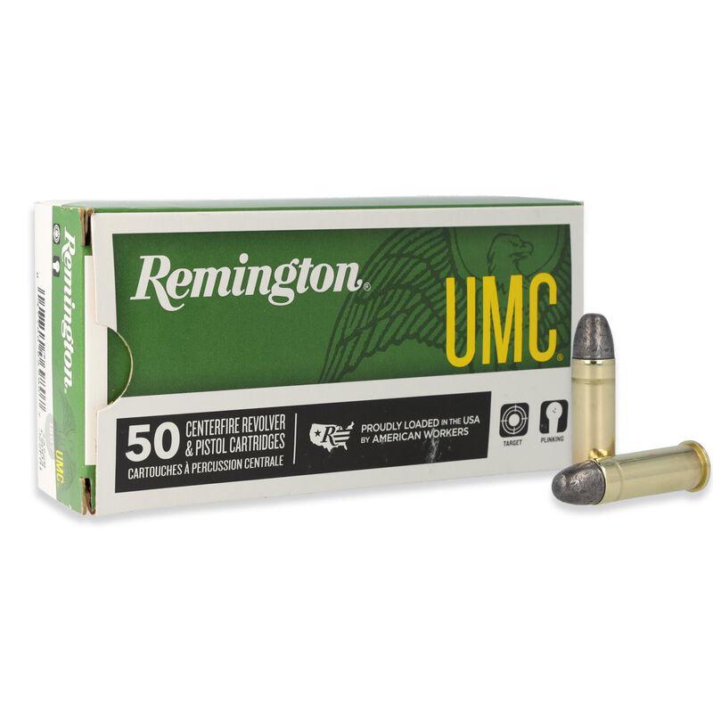 https3A2F2Fmedia.chattanoogashooting.com2Fimages2Fproduct2FRT237242FRT23724-1.jpg Remington UMC Handgun Ammunition .38 Spl 158 gr LRN 755 fps 50/ct - Image 1