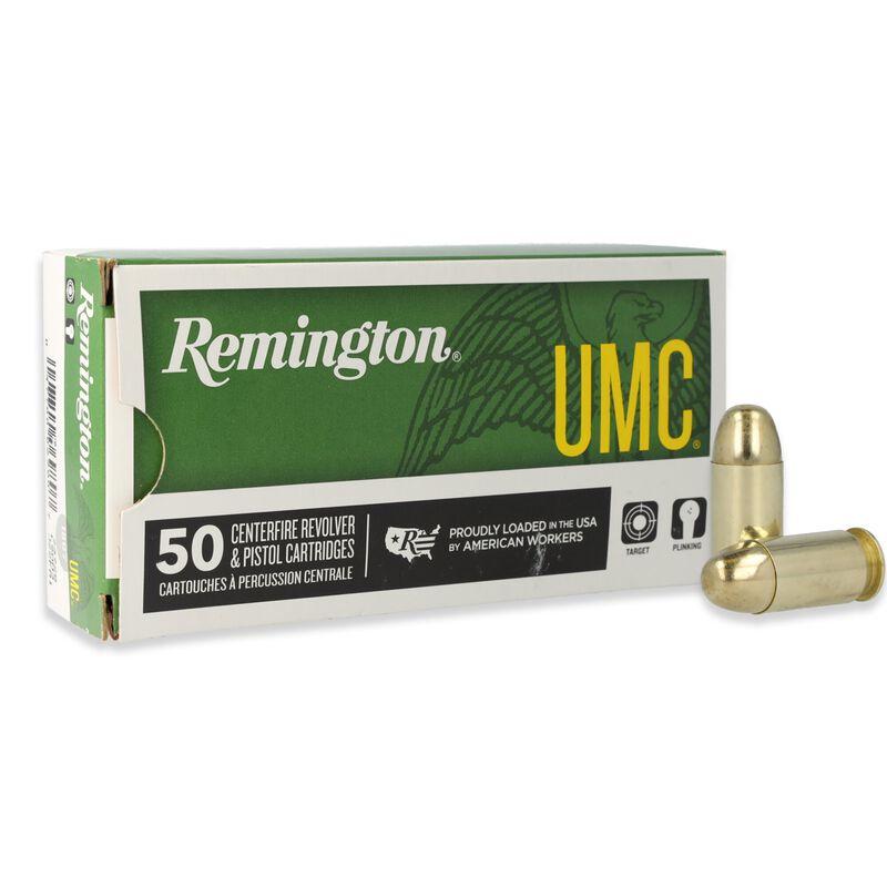 https3A2F2Fmedia.chattanoogashooting.com2Fimages2Fproduct2FRT238182FRT23818-1.jpg Remington UMC Handgun Ammunition .45 ACP 185 gr FMJ 1015 fps 50/ct - Image 1