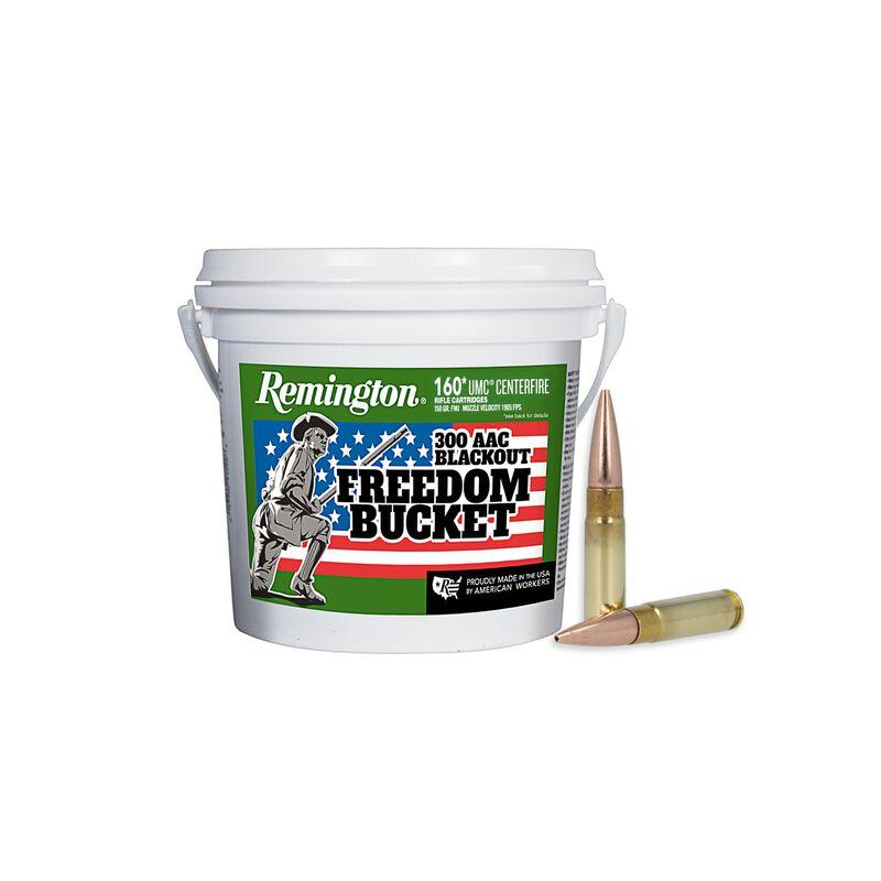 https3A2F2Fmedia.chattanoogashooting.com2Fimages2Fproduct2FRT268572FRT26857-1.jpg Remington UMC Freedom Bucket .300 AAC Blackout 150 gr. FMJ 1905 fps 160/ct - Image 1