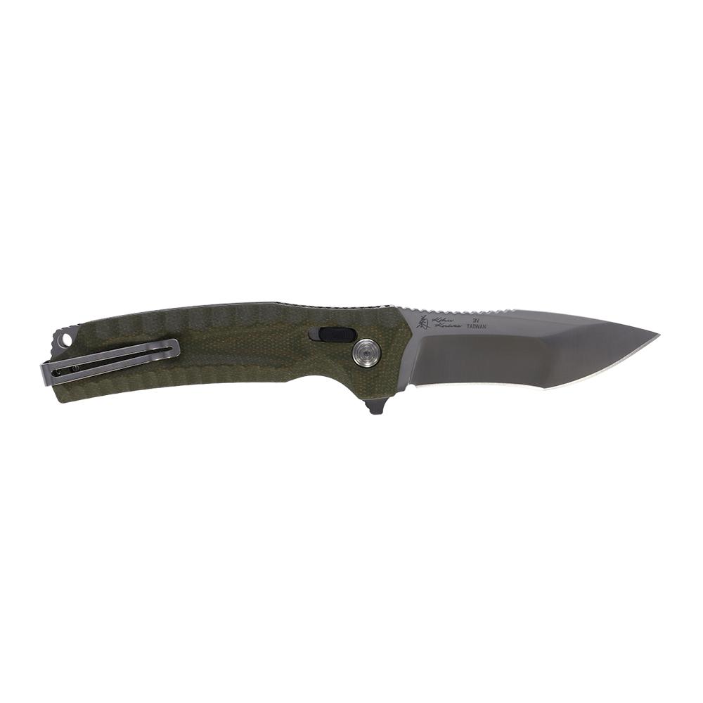 https3A2F2Fmedia.chattanoogashooting.com2Fimages2Fproduct2FSGSOG122709572FSGSOG12270957-1.jpg SOG Knives Hidaka XR Folding Knife 4" Modified Tanto Blade Olive Box - Image 1