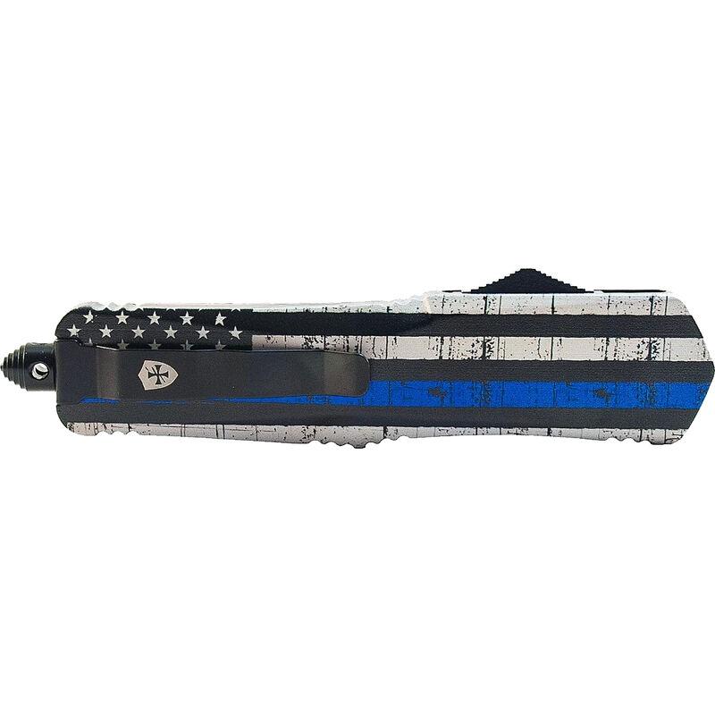 https3A2F2Fmedia.chattanoogashooting.com2Fimages2Fproduct2FTKSBTB2312FTKSBTB231-1.jpg Templar Knife Small Knife 2-3/4" Tanto Blade Back The Blue - Image 1