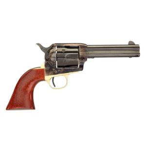 Taylors & Company Ranch Hand Handgun .45 Colt 6rd Capacity 4.75" Blued Barrel Case Hardened Wood Grip