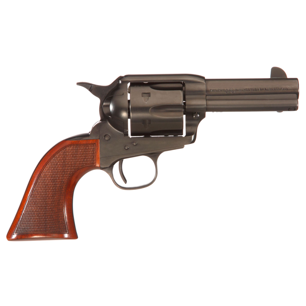 https3A2F2Fmedia.chattanoogashooting.com2Fimages2Fproduct2FTURC1550884DE2FTURC1550884DE-1.png Taylors & Company Runnin Iron Black Rock Handgun .45 Colt 6rd Capacity 3.5" Barrel Black with Walnut Tuned - Image 1