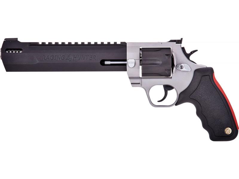 https3A2F2Fmedia.chattanoogashooting.com2Fimages2Fproduct2FTX2440085RH2FTX2440085RH.jpg Taurus Raging Hunter Handgun .44 Mag 6rds Capacity 8.37" Barrel Two Tone Finish - Image 1