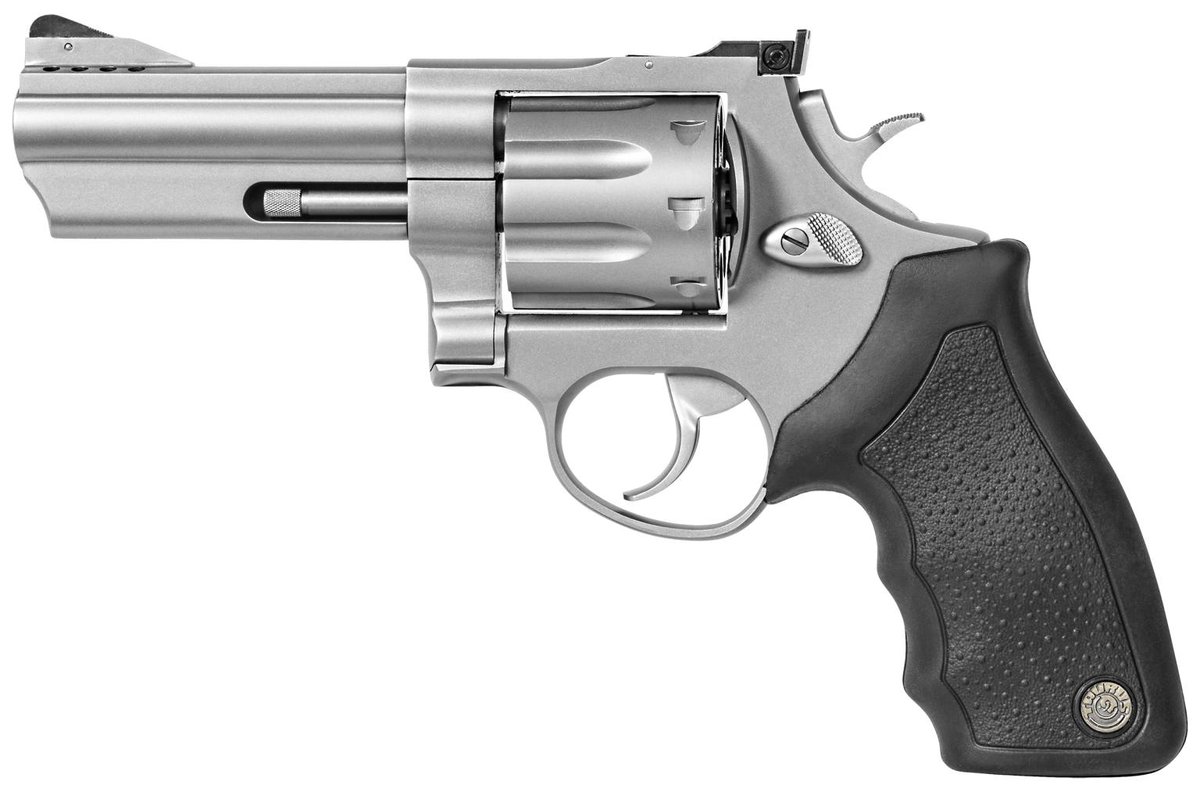 https3A2F2Fmedia.chattanoogashooting.com2Fimages2Fproduct2FTX26080492FTX2608049.jpg Taurus 608 Handgun .357 Mag 8rd Capacity 4" Barrel Matte Stainless Finish - Image 1