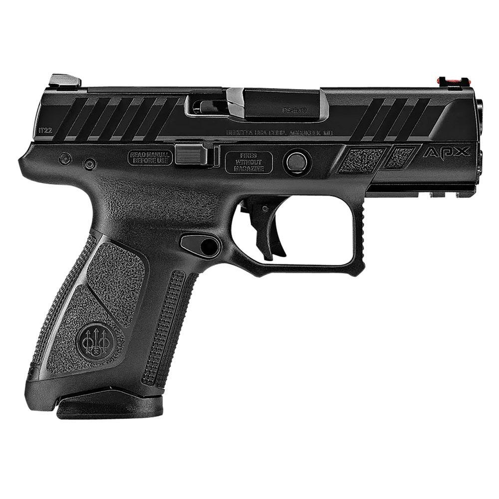 https3A2F2Fmedia.chattanoogashooting.com2Fimages2Fproduct2FUKJAXA1C910FO2FUKJAXA1C910FO1.jpg Beretta APX-A1 Compact Handgun 9mm Luger 10rd Magazines(2) 3.7" Barrel Fiber Optic Front Sight - Image 1