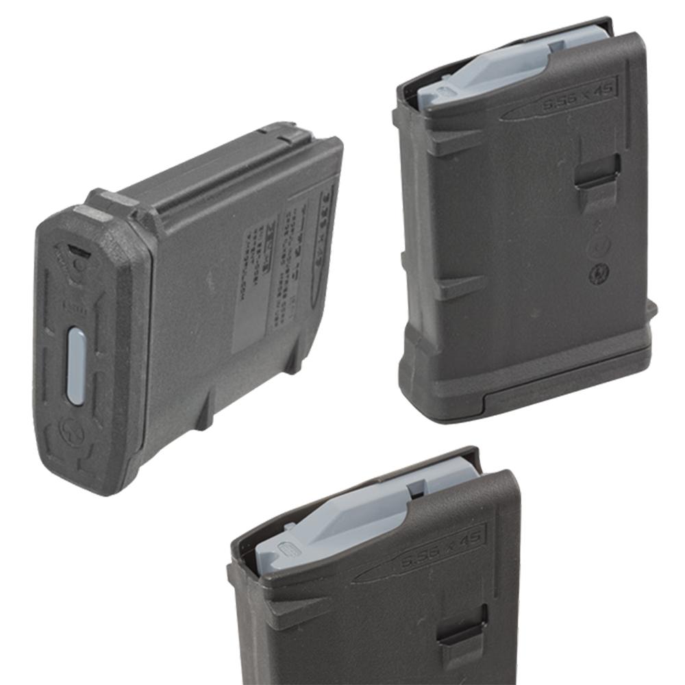 https3A2F2Fmedia.chattanoogashooting.com2Fimages2Fproduct2FUR906592FUR90659-1.jpg Ruger SR-556 AR-15 Rifle Magazine Black 5.56 NATO 10/rd - Image 1