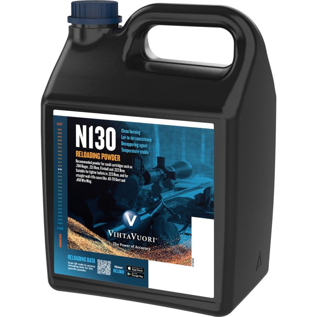 https3A2F2Fmedia.chattanoogashooting.com2Fimages2Fproduct2FVIN13082FVIN13088.jpg Vihtavuori N130 Rifle Powder - 8lbs - Image 1