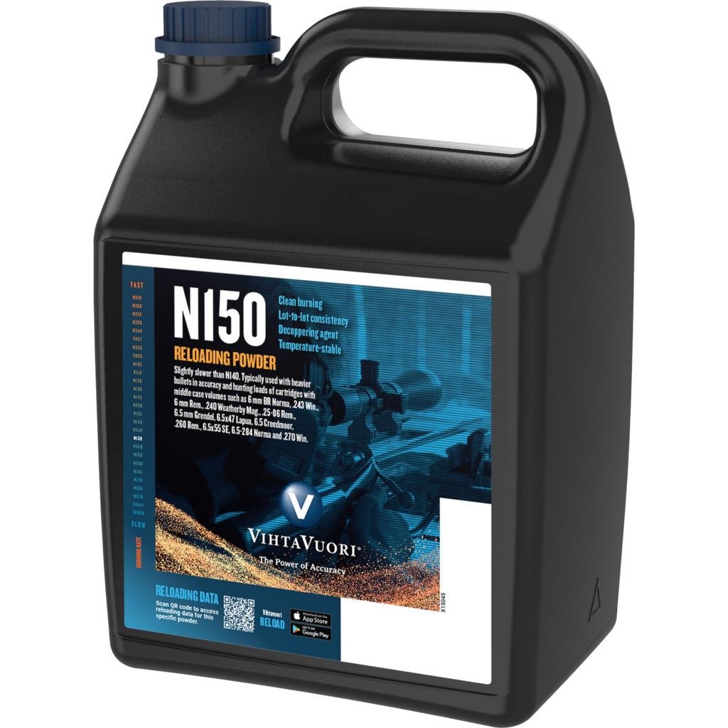 https3A2F2Fmedia.chattanoogashooting.com2Fimages2Fproduct2FVIN15082FVIN15088.jpg Vihtavuori N150 Rifle Powder - 8lbs - Image 1