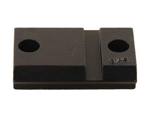 https3A2F2Fmedia.chattanoogashooting.com2Fimages2Fproduct2FWE482272FWE48227.jpg Weaver Grand Slam Steel Top Mount Scope Base - Matte Black - #S46 - Anschutz 1568 FRONT #S46 - Image 1