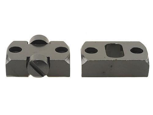 https3A2F2Fmedia.chattanoogashooting.com2Fimages2Fproduct2FWE489702FWE48970.jpg Weaver 2-Piece Grand Slam Steel Dovetail Scope Base - CVA Round Receiver Black - Image 1