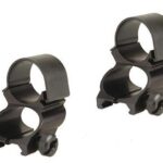 Weaver Detachable See-Thru Scope Rings - 1" Extension -Black