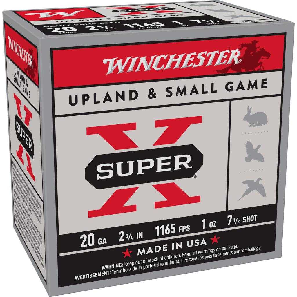 https3A2F2Fmedia.chattanoogashooting.com2Fimages2Fproduct2FWNXU20H72FWNXU20H7_1.jpg Winchester Super-X Heavy Game Shotshells 20 ga 2-3/4" 1 oz 1165 fps #7.5 25/ct - Image 1