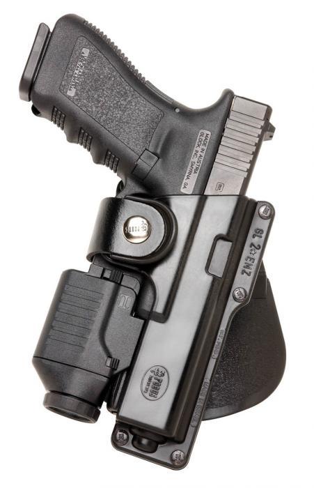 https3A2F2Fmedia.chattanoogashooting.com2Fimages2Fproduct2FXGRBT172FXGRBT17.jpg Fobus Paddle Holster For for Glock 17/22/31 With Light Or Laser - Image 1