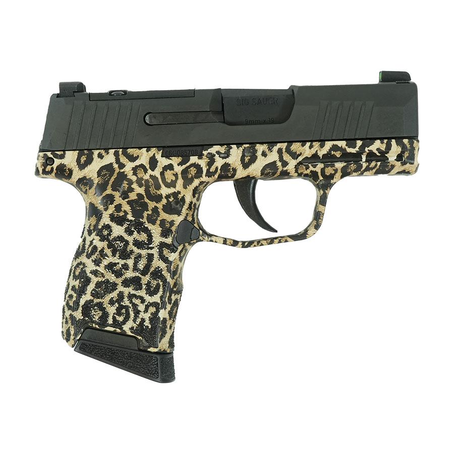 Sig Sauer P365 Leopard Print Optic Ready Handgun 9mm Luger 10rd Magazines(2) 3.1" Barrel X-RAY 3 Sights - Image 1