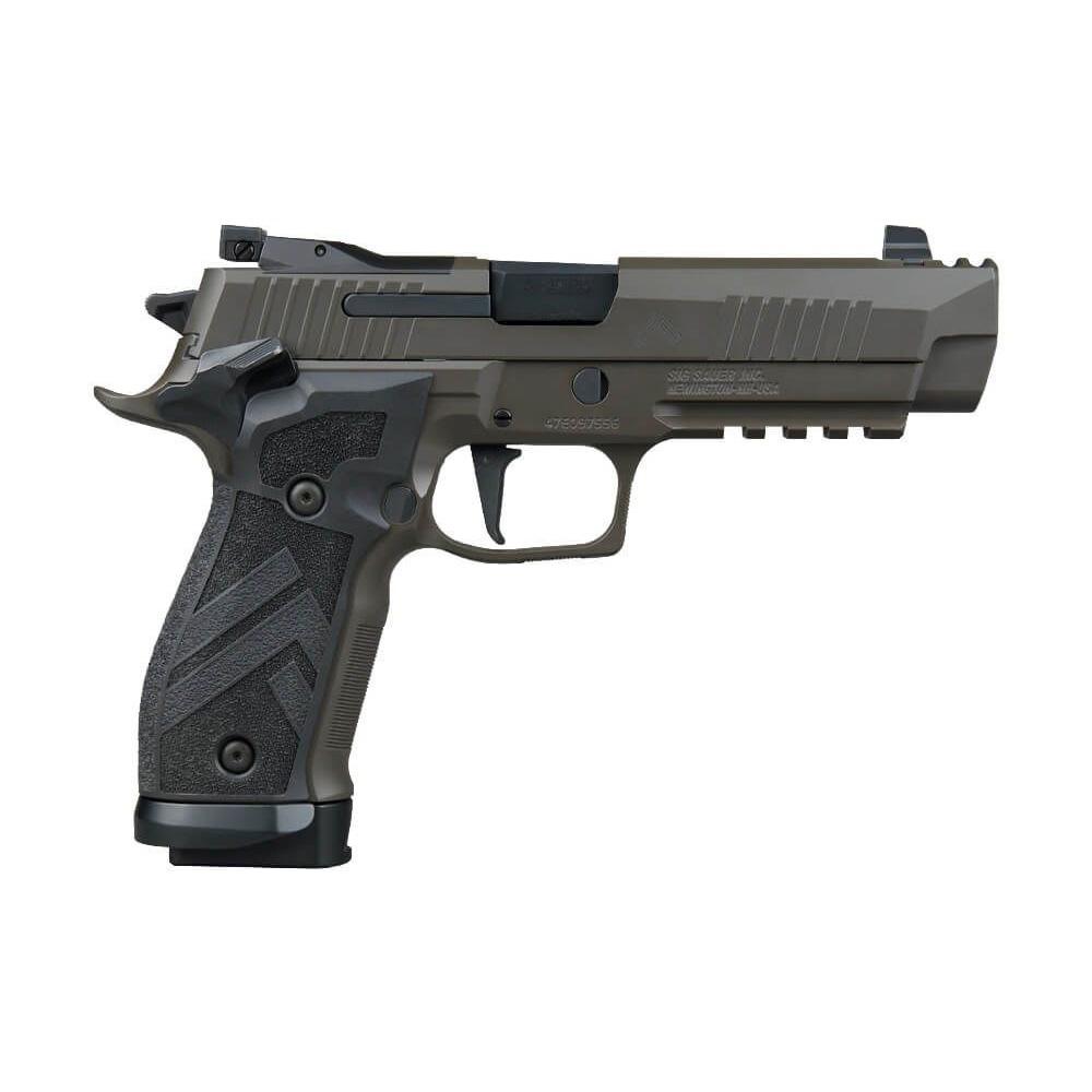 https3A2F2Fmedia.chattanoogashooting.com2Fimages2Fproduct2FXI7263632FXI7263565.jpg Sig Sauer P226 X-Five Legion SAO Handgun 9mm Luger 10rd Magazines(3) 4.4" Barrel Suppressor High Sights TXG Grip Comp Slide - Image 1