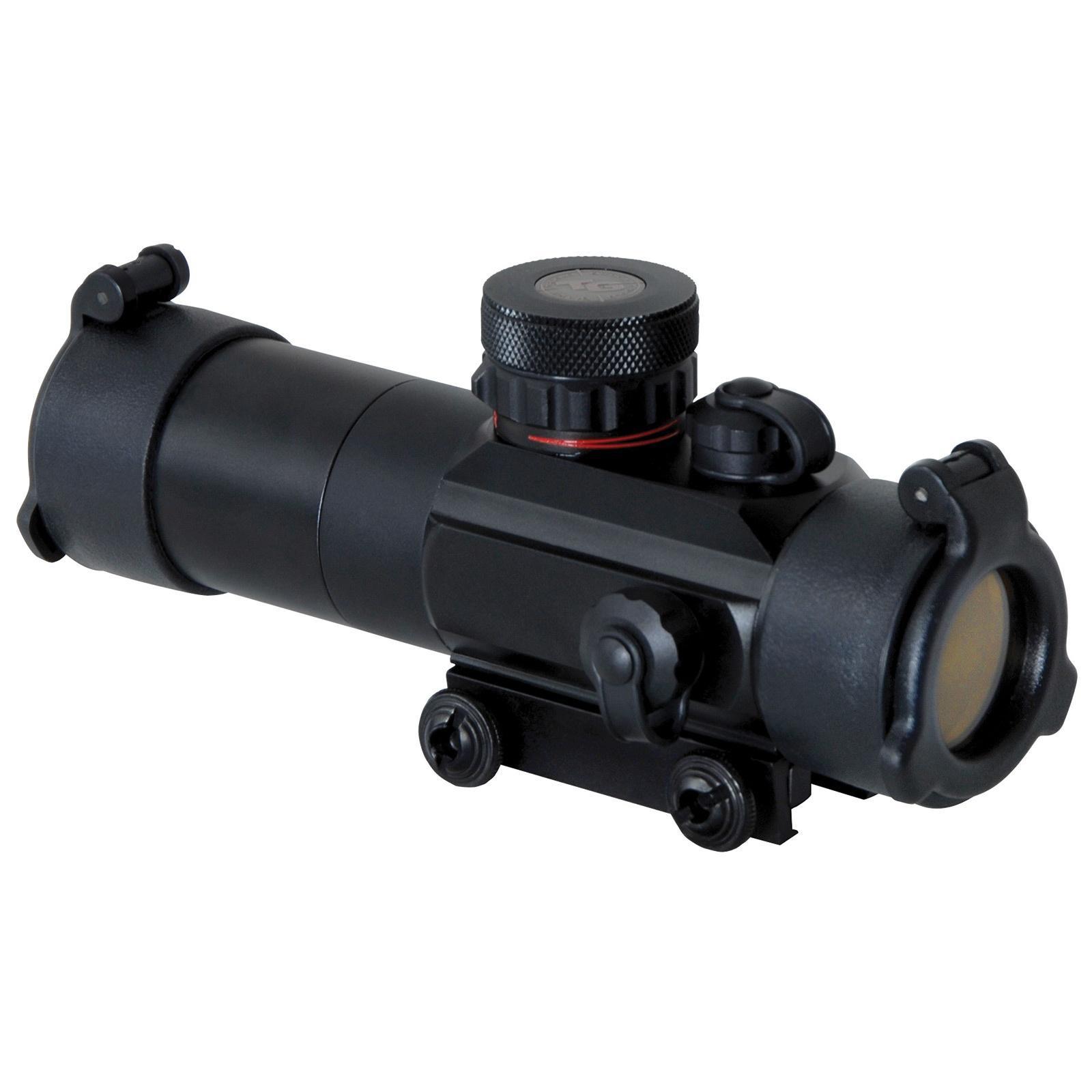 https3A2F2Fmedia.chattanoogashooting.com2Fimages2Fproduct2FXRTG8030TB2FXRTG8030TB.jpg Truglo Tactical Dual Color Red Dot Sight - 1x30mm 3 MOA Red/Green - Matte - Image 1